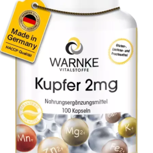 Kupfer 2mg aus Kupferbisglycinat (Warnke)