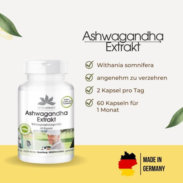 Ashwagandha Extrakt 500mg (Warnke) 1