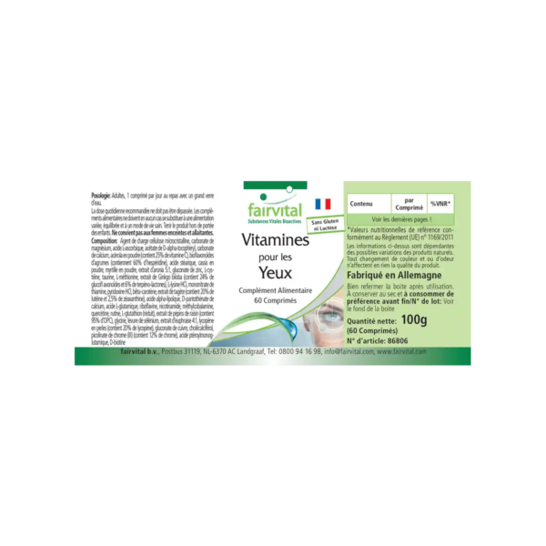 Augenvitamine (fairvital) französisch