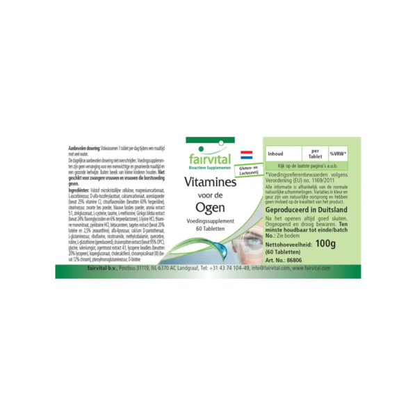 Augenvitamine (fairvital) niederländisch