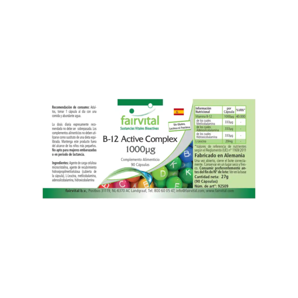 B-12 Aktiv-Komplex 1000µg (fairvital) spanisch