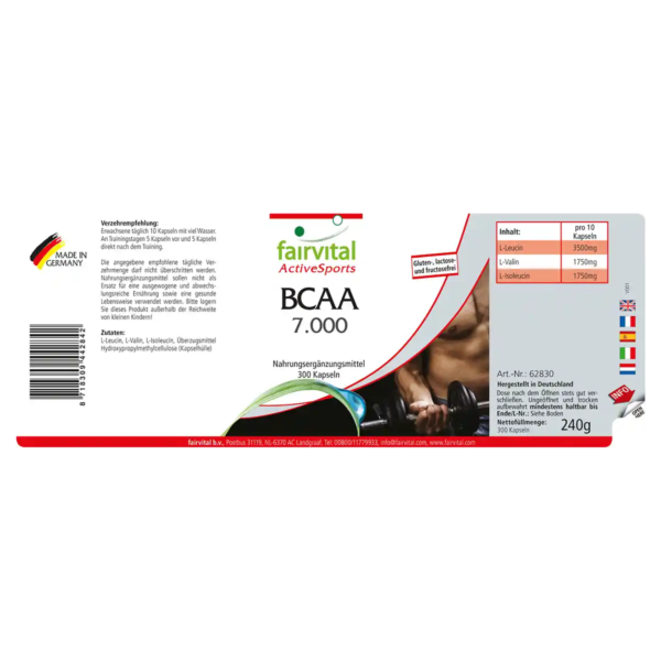 BCAA 7000 (fairvital) deutsch