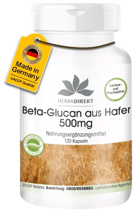 Beta-Glucan aus Hafer 500mg (Warnke)
