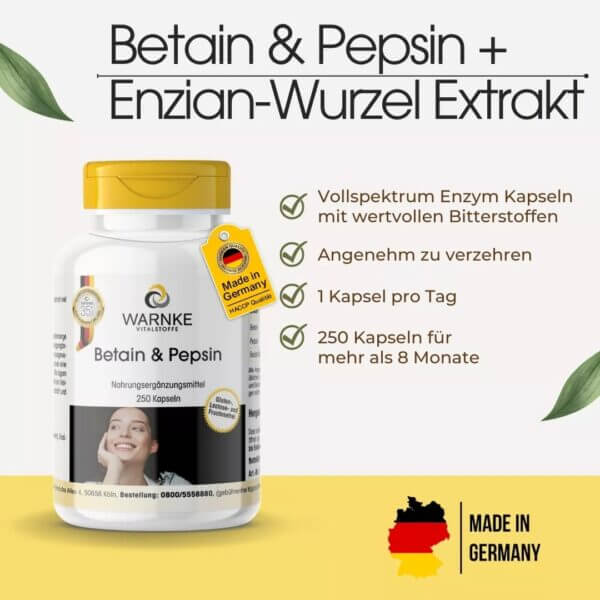 Betain & Pepsin (Warnke) 1