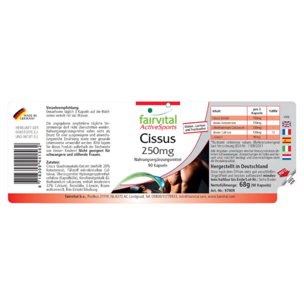 Cissus 250mg (fairvital) deutsch