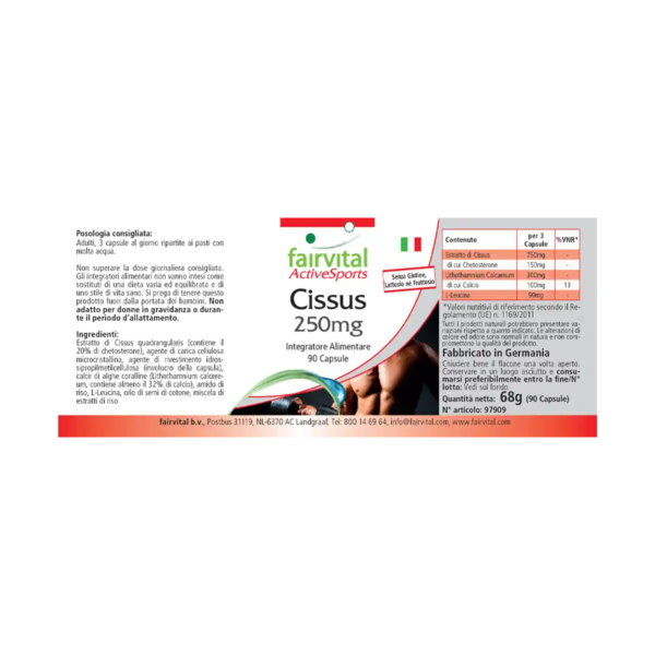 Cissus 250mg (fairvital) italienisch