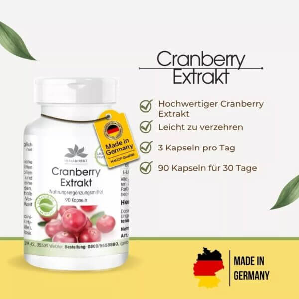 Cranberry 400mg (Warnke) 1