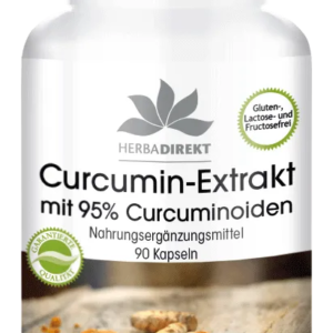 Curcumin Extrakt mit 95% Curcuminoiden (Warnke)