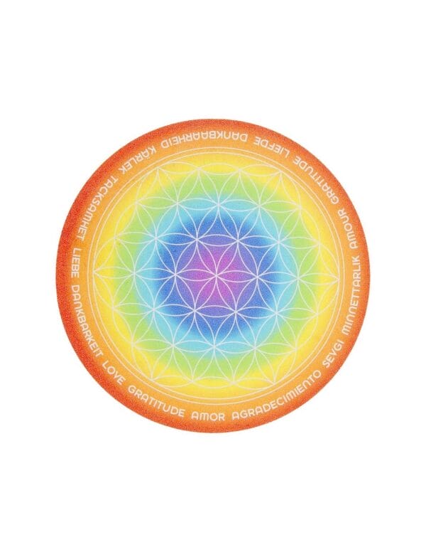 Die Blume des Lebens - Untersetzer-Set (Aquarius)_1