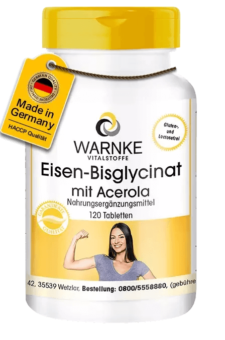 Eisen-Bisglycinat mit Acerola (Warnke)