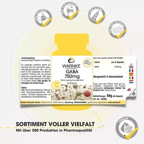 GABA 750mg (Warnke) 2