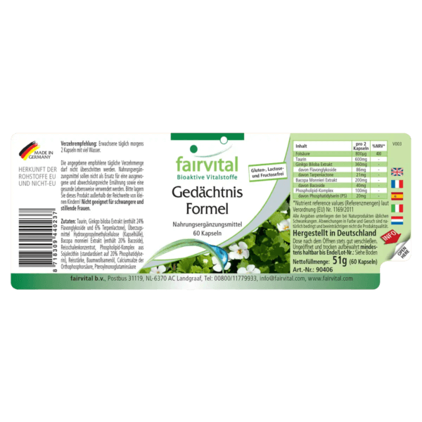 Gedächtnis Formel (fairvital)_deutsch