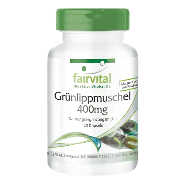 Grünlippmuschel 400mg (fairvital)