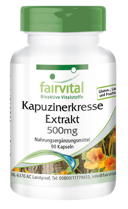 Kapuzinerkresse Extrakt 500mg (fairvital)
