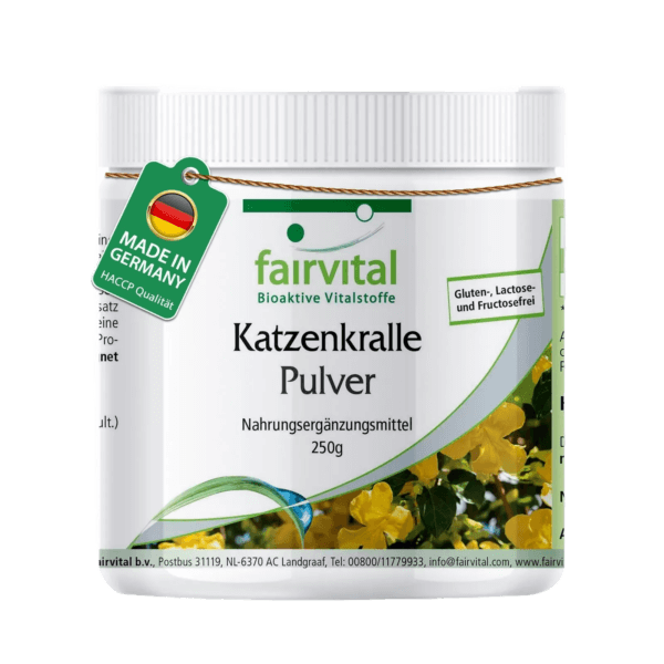 Katzenkralle Pulver mit Vitamin C (fairvital)