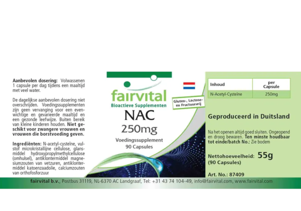 NAC 250mg (fairvital) niederländisch