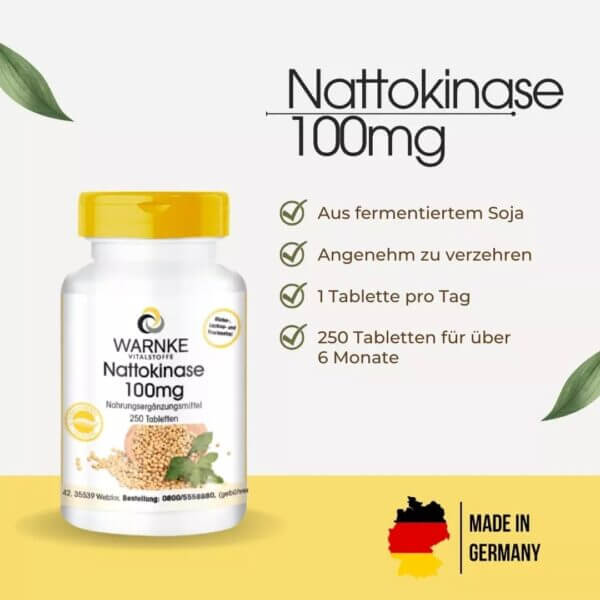 Nattokinase 100mg (Warnke) 1