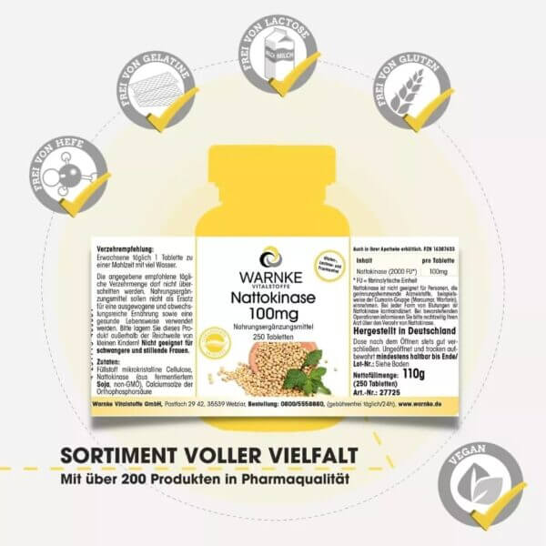 Nattokinase 100mg (Warnke) 2