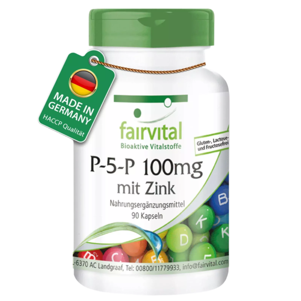 P-5-P 100mg mit Zink - aktives Vitamin B6 (fairvital)