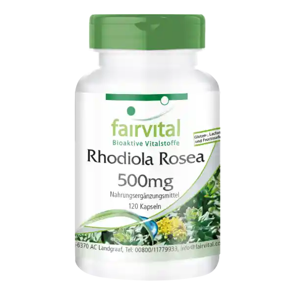 Rhodiola Rosea 500mg (fairvital)