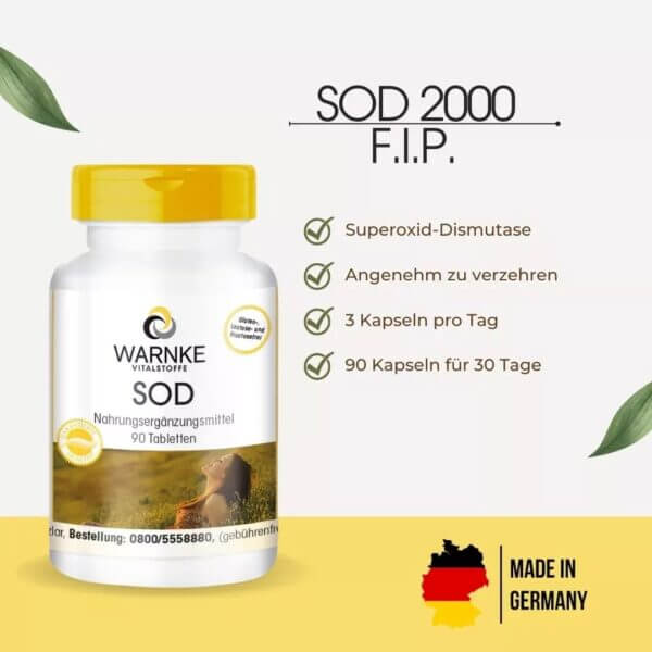 SOD 2000 F.I.P. - Superoxid-Dismutase (Warnke) 1