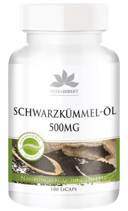Schwarzkümmel-Öl 500mg kaltgepresst (Warnke)