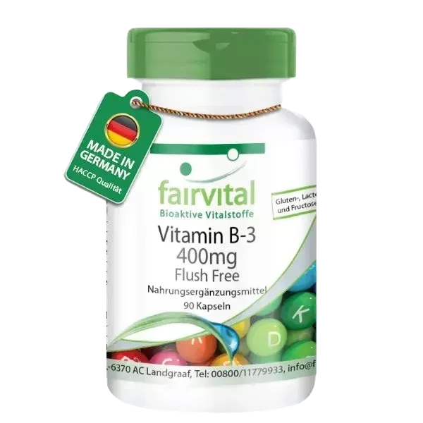 Vitamin B-3 400mg Flush Free (fairvital)