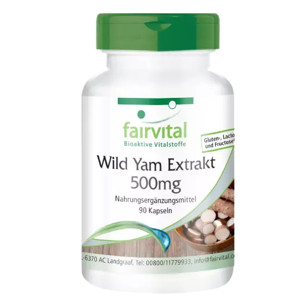 Wild Yam Extrakt 500mg (fairvital)