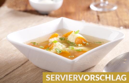Klare Suppe Exklusiv (tahedl) Serviervorschlag