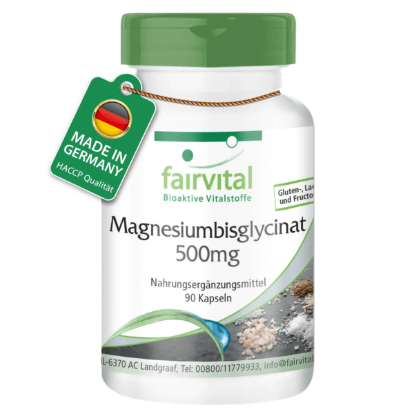 Magnesiumbisglycinat 500mg (fairvital)