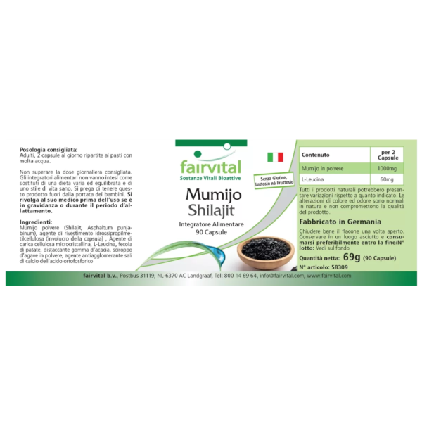 Mumijo Shilajit (fairvital) italienisch