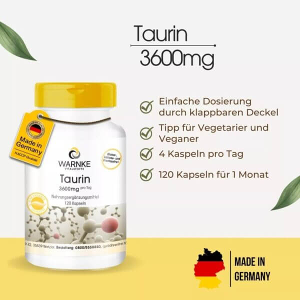 Taurin 3600mg (Warnke) 1