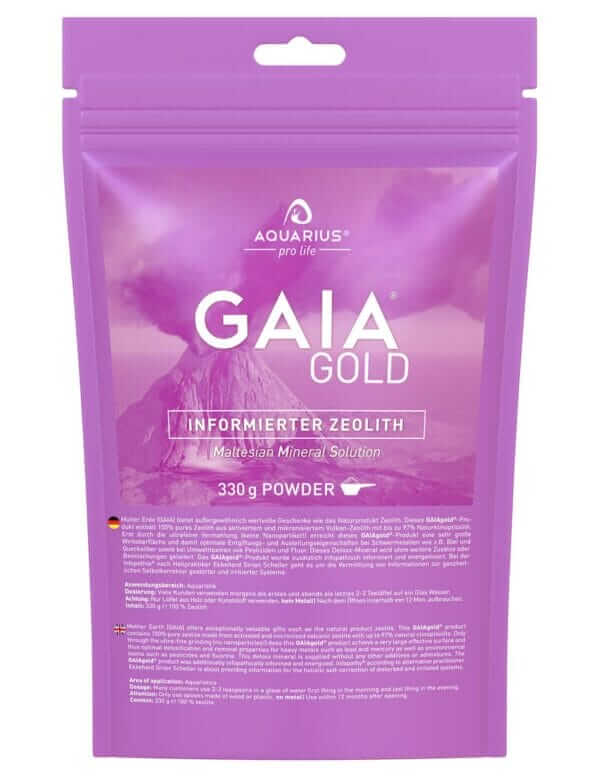 Zeolith GAIAgold Pulver (AQUARIUS)