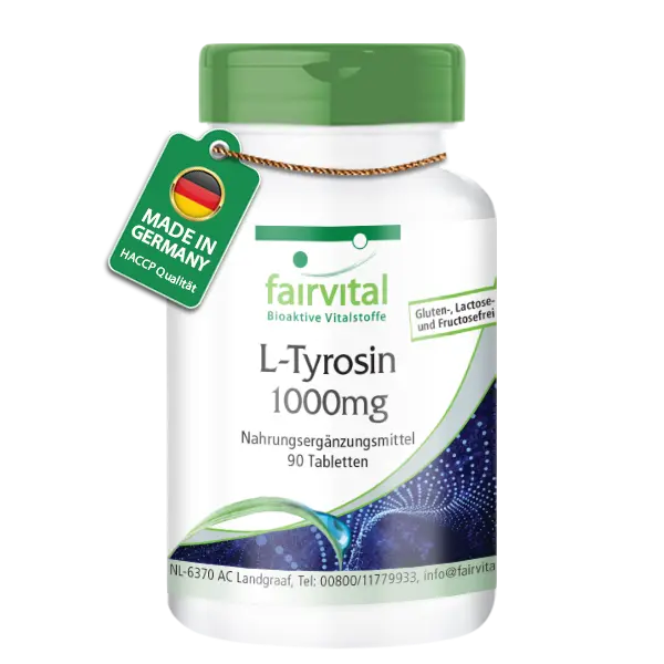L-Tyrosin 1000mg (fairvital)