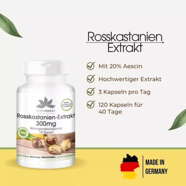 Rosskastanien-Extrakt 300mg (Warnke) 1