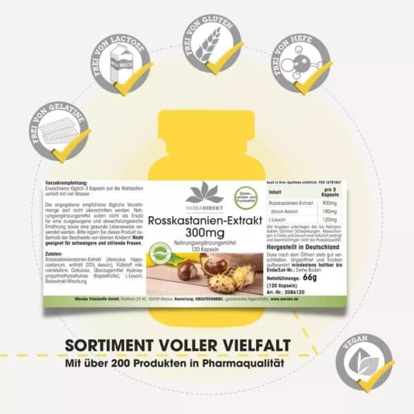 Rosskastanien-Extrakt 300mg (Warnke) 2