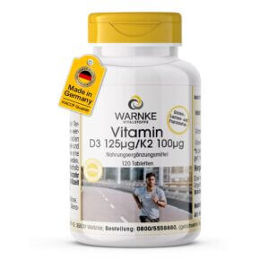 Vitamin D3 125µg K2 100µg (Warnke)