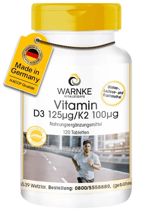 Vitamin D3 125µg K2 100µg (Warnke)