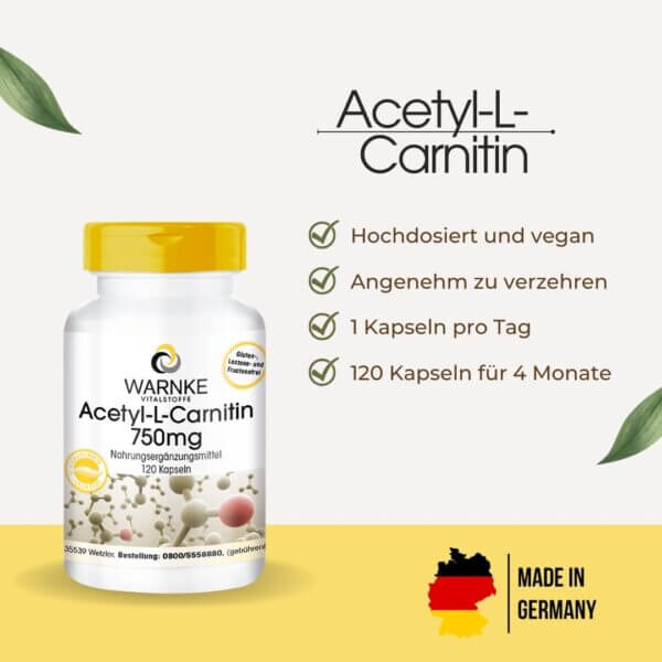Acetyl-L-Carnitin 750mg (Warnke) 1