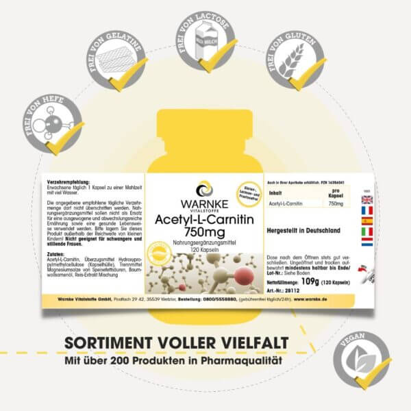 Acetyl-L-Carnitin 750mg (Warnke) 2