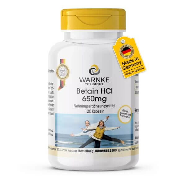 Betain HCl 650mg (Warnke)