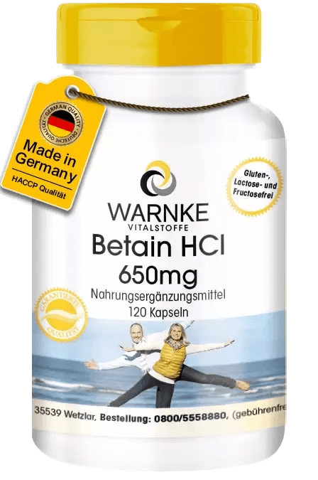 Betain HCl 650mg (Warnke)