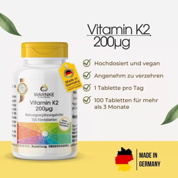 Vitamin K2 200µg (Warnke) 1