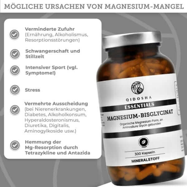 Magnesium-Bisglycinat (QIDOSHA) 8
