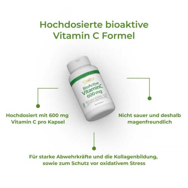 BioActive Vitamin C 600mg (Vitality Nutritionals) 1