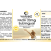 NADH 20mg sublingual (Warnke) Label