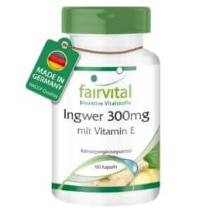 Ingwer 300mg mit Vitamin E (fairvital)