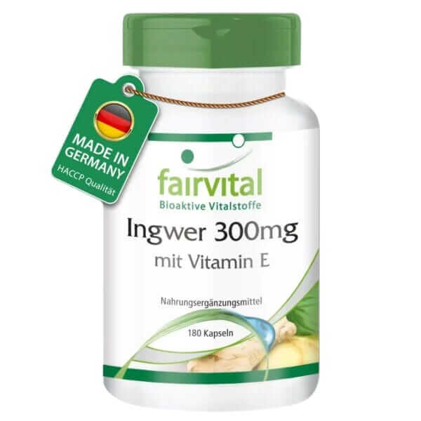 Ingwer 300mg mit Vitamin E (fairvital)