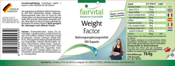 Weight Factor (fairvital) deutsch