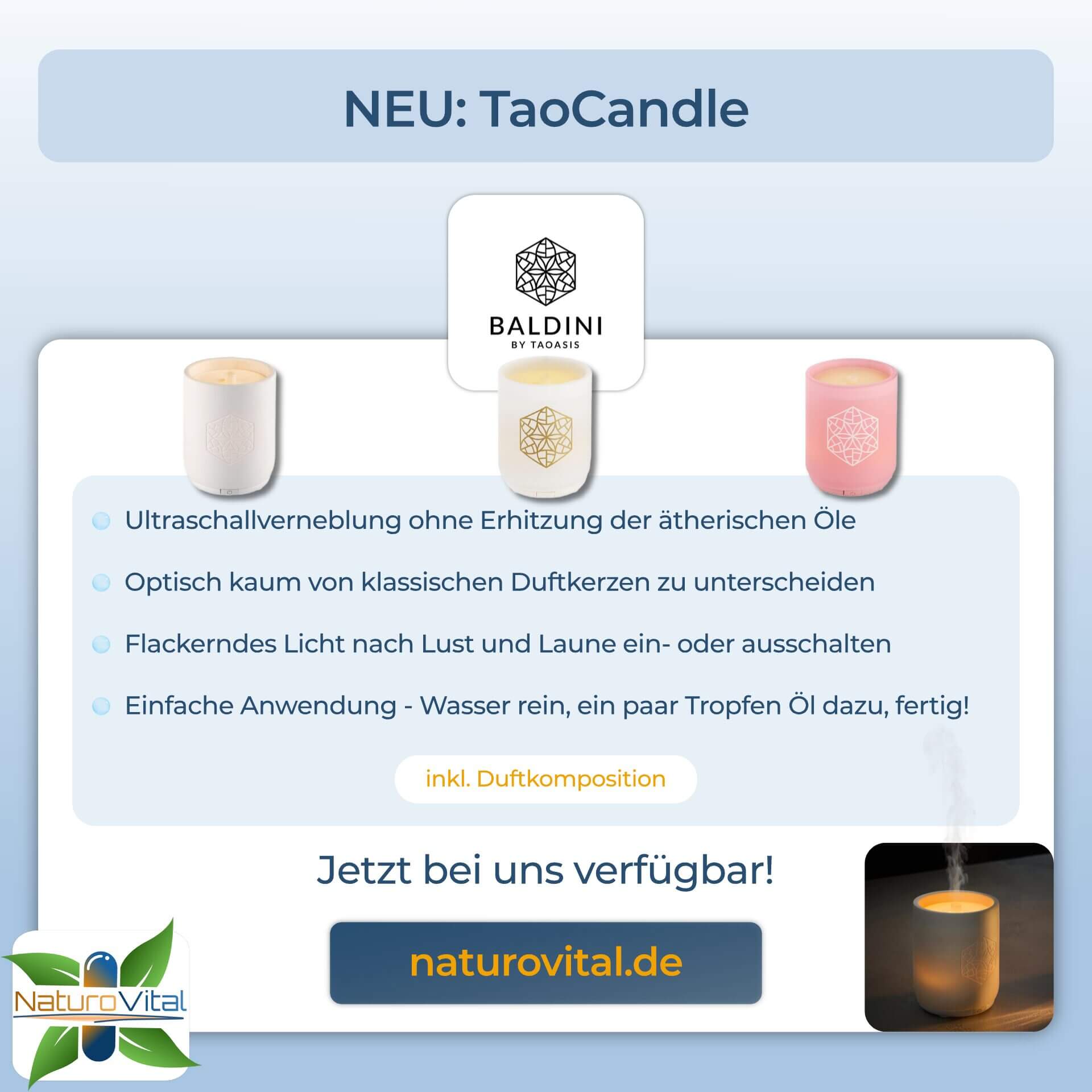 NEU - TaoCandle bei NaturoVital